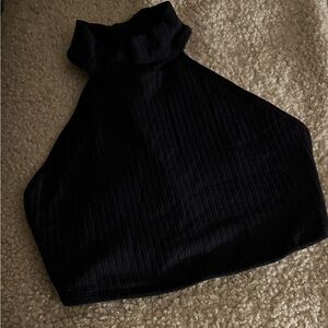 FREE PEOPLE MOVEMENT~Ribbed Active Bralette Top~Navy Blue~Size XS